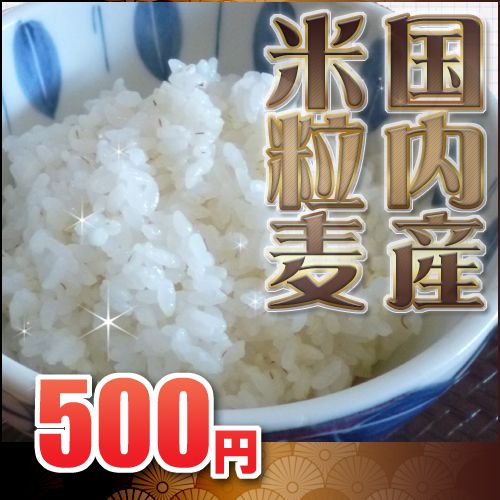 国内産 米粒麦　1kg
