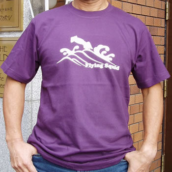 Flying Squid.トビイカ　T-shirts【KOMOTシャツ☆送料無料】【釣りTシャツ】【メール便対応】