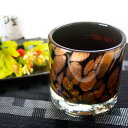 楽天スーパーSALE 50%OFF ロックグラス 琉球 ガラス お酒 プレゼント 男性 父 彼氏 誕生日プレゼント 焼酎 ウィスキー おしゃれ【黒紫無双ロックグラス/ブロンズゴールド】