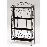 【送料無料!】曲線が優美なラック 小物置きからディスプレイラックまでハギハラスリーアイ ラック KR-3424BK