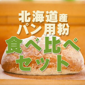 北海道産 パン用粉 食べ比べ セット 【北海道産 小麦粉 強力粉 5袋 セット お試し】