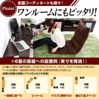 ロータイプパソコンデスク、ラック付デスク(机)