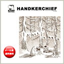 ◆クーポン祭!最大10%OFF!◆【メール便配送】今だけ【メール便送料無料】QUARTER REPORT (クォーターリポート)HANDKERCHIEF【ハンカチ】 MOOMIN(ムーミン) ゆきだまの灯 色:ブラウン【デザイン:鈴木マサル】