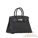 エルメス[HERMES]バーキン 30cm[Birkin 30cm]クレマンス　クロ　シルバー金具