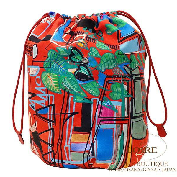 GX [HERMES] ~UfB[k |[`[Musardine Pochon]@_jYgsJ@VN~XCtg@bh~u[~O[ [RED/BLUE/GREEN]@Vo[