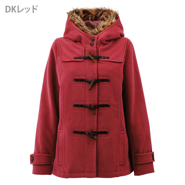 ★お買得価格★【マックハウス限定販売商品】【レディース】Navy（ネイビー）ダッフルコートHF145-WO001-16【楽ギフ_包装】★送料無料★