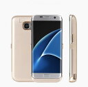 GLAXY S7 edge専用 大容量 バッテリー ケース バックカバー 6500mAh リチウム電池内蔵 USBポート付 micro USB充電ケーブル対応(ブラック、ホワイト、ゴールド)3カラー選択