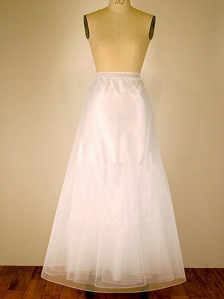 パニエ - 【Bridal Fair10％OFF】チュールパニエ　スレンダーウエディングドレス用[P02]