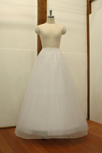 パニエ - 【Bridal Fair10％OFF】バックスタイルにボリュームを持たせたワイヤーパニエ　ウエディングドレス、カラードレスに[P06]
