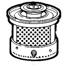 トヨトミ部品：石油ストーブ用燃焼筒組立/11015506