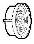 トヨトミ部品：エアフィルター/11215039石油ファンヒーターLR-357（N）用