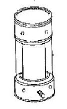 コロナ部品：燃焼筒/010505001石油ストーブ用