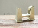 FUTAGAMI フタガミ 真鍮製 テープカッター 鋳肌 小 ゴールド テープ台 【 二上 小物 文具 事務用品 店舗用品 アンティーク風 テープカッター台 デザイン 金属 雑貨 おしゃれ ブランド ギフト プレゼント 】【 送料無料 】【楽ギフ_包装】