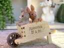 うさぎのカート型オブジェ ドゥー ラピヌカート
