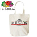 FRUIT OF THE LOOM フルーツオブザルーム トートバッグ SOUVENIR TOTE BAG A かばん メンズ 男性 レディース 女性 スーベニアバッグ プリント フルーツ ホワイト 白 おでかけ