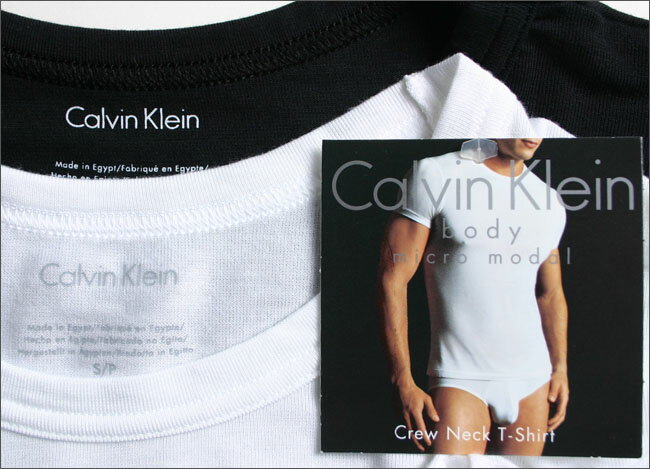 【カルバンクライン Calvin Klein CK】Micro Modal / Crew Neck T Shirt(メンズ）