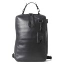 【全商品ポイント10倍】 P.I.D Nove ピーアイディー ノーヴェ ビジネスバッグ リュック バックパック 本革 軽量 クロ PAN903-BK