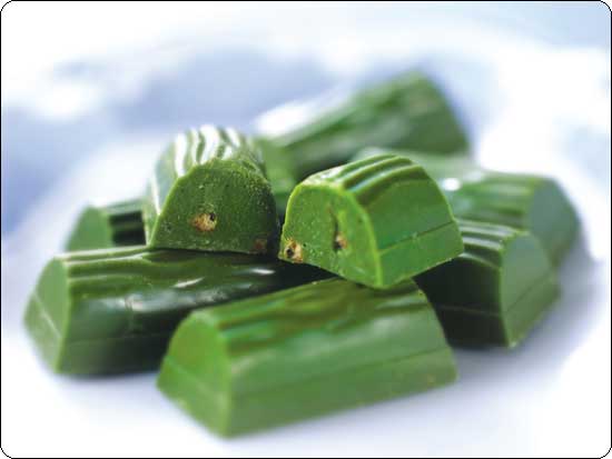 お抹茶チョコレート 玄米クランチ入り　［京都・宇治の老舗が、...