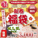福袋 失禁パンツ 3枚入り 女性用 レディース 尿漏れパンツ M L LL 送料無料 【ラッキーシール対応】 【2019年1月7日以降発送】
