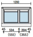 コクヨ (KOKUYO) フレスコデスクシステム スリットタイプ センター引き出しセット SDC-FR64F3 【SD-FR127LP81P1MNN専用】