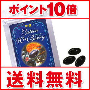 ブルーベリー・ルテイン配合(健康サプリ) 特濃ルテイン ダブルベリー 【★即納・ポイント10倍・送料無料】 ルテイン ビルベリー ブル−ベリ− blueberry 目 ケア サプリ サプリメント 10dw08