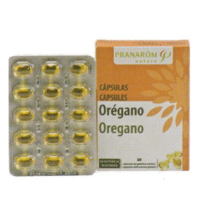 【10%OFF】【オレガノカプセル　425mg×30粒入り】→抵抗力のある体をつくりたい方に♪【PRANAROM（プラナロム）/NARD（ナードジャパン）】（カプセル/サプリメント/栄養補助食品/アロマ/ケモタイプ精油と植物油/日常生活/オーガニック）