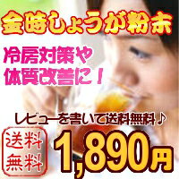 「金時しょうが粉末100g」レビューを書いてメール便送料無料！ 