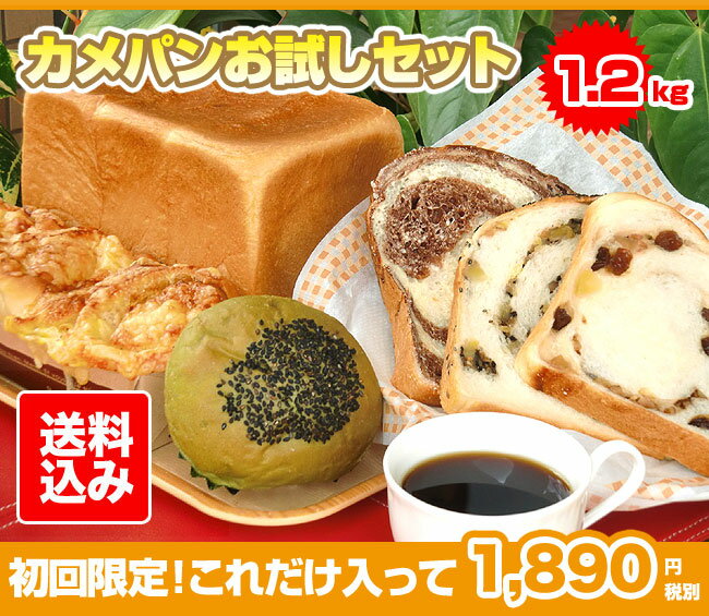 【送料込み】奈良で人気の食パン専門店カメパンおためしセット...:oishii-kame-pan:10000009