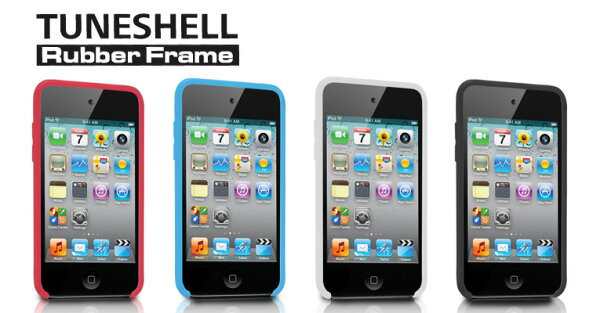 TUNESHELL RubberFrame for iPod touch 4G[TUN-IP-000136～000139] - TUNEWEAR
