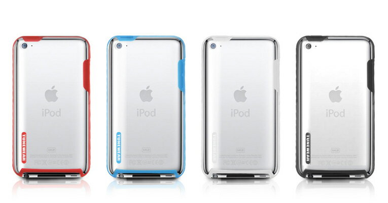 TUNESHELL RubberFrame for iPod touch 4Gカラーバリエーションイメージ