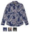 アロハシャツ メンズ Men's Long-Sleeve Shirt/Reef island 長袖 沖縄結婚式にアロハシャツ