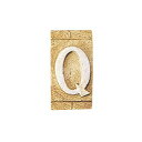 レビューで10％OFF♪【Essence】ネームタイル「Q」（大文字）｜表札・看板などに