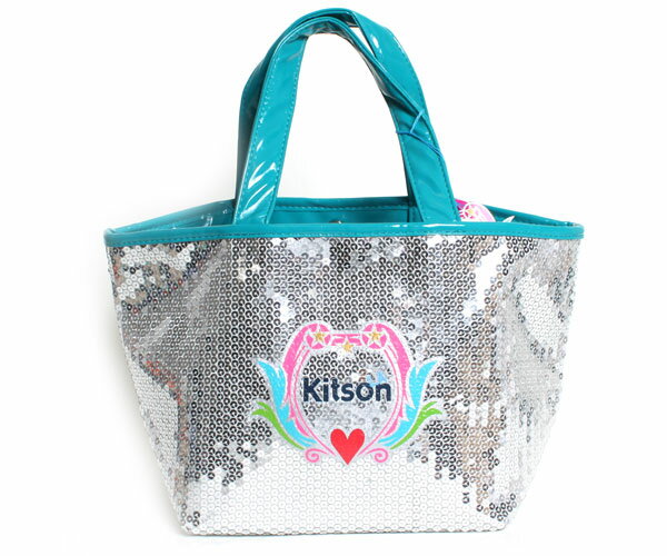 ڿʡۡڡ󥪥աKITSON åȥSEQUIN MINI TOTE ѥ󥳡 ߥ˥ȡ С֥롼 3919-SILBL