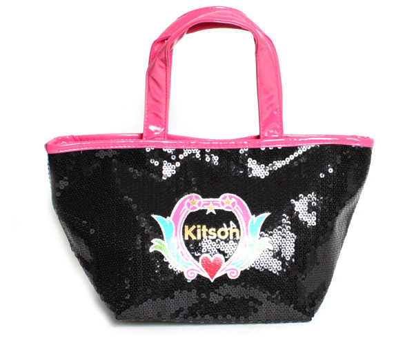 ڿʡۡڡ󥪥աKITSON åȥSEQUIN MINI TOTE ѥ󥳡 ߥ˥ȡ ֥åԥ 3920-BKPK