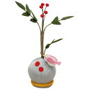 5%OFF クーポン ちりめん細工 置物 ミニ四季の花 小鳥...