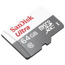マイクロSD microSDXC 64GB SanDisk サンディスク 48MB/s Ultra UHS-1 class10 SJ4000やGIT2にも最適なマイクロSD