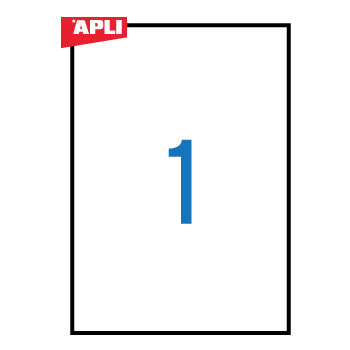 【APLI(アプリ)】アプリレーザー・コピー機対応 A4 耐水 宛名ラベル ノーカット 1…...:prodeco:10002960