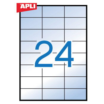 【メール便対応】【APLI(アプリ)】レーザー・コピー機対応 A4 透明 宛名ラベル 24…...:prodeco:10002668