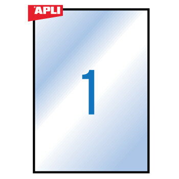 【メール便対応】【APLI(アプリ)】レーザー・コピー機対応 A4 透明 宛名ラベル ノー…...:prodeco:10002669