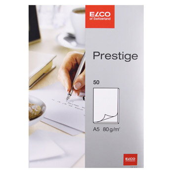 【メール便対応】【ELCO(エルコ)】Prestige 無地ノートパッド A5 80g/m2 50シ...:prodeco:10001323