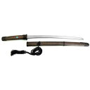 【TT-21】 鉄刀十手 柄(古色)・鞘(古色) トルコ石飾 模造(美術装飾)品