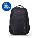 【正規品】SWISSWIN スイスウィン リュック メンズ レディース 春/夏/秋/冬 バックパック デイパック 軽量 30L 旅行 通勤 ビジネス スポーツ 遠足 アウトドア ママリュック 鞄 ブラック/黒