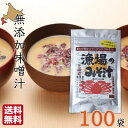 インスタント 漁場の味噌汁 30g×100袋 みそ汁 化学調味料無添加 北海道 即席 海鮮 送料無料