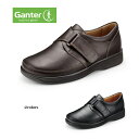 ガンター（Ganter) レディース 靴 オーソペディックシューズ 定番205711 ウィズK色 ブラック・ダークブラウン 幅広5E ベルクロ マジッ..