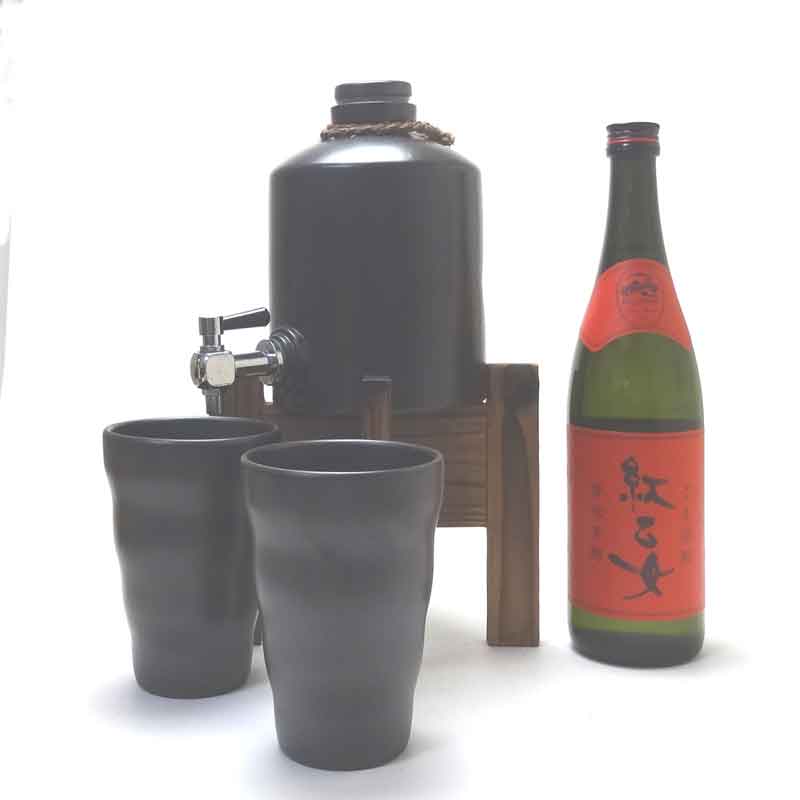 焼酎サーバー豪華セット1100cc 紅乙女酒造 胡麻焼酎(福岡県) 25度 720ml...:sake-gets:15918489