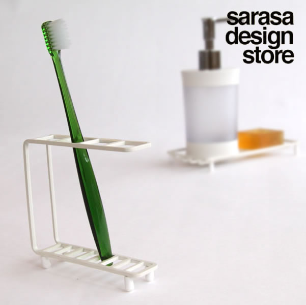 歯ブラシ立て 歯ブラシ ホルダー ハブラシ スタンド ［b2cワイヤー歯ブラシスタンド_wb001］designed by sarasa.com【2sp_120720_a】