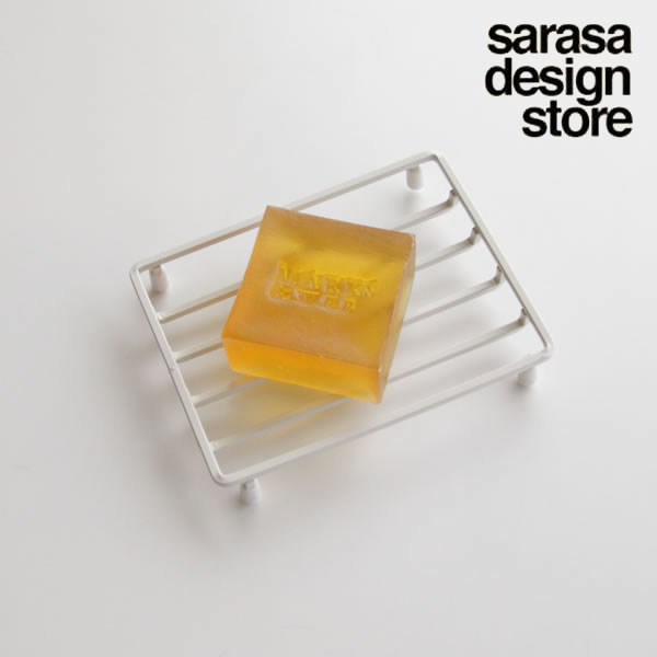 ソープディッシュ 石鹸ホルダー 石鹸皿 ソープトレイ ［b2cワイヤーソープディッシュ_wb002］designed by sarasa.com【2sp_120720_a】