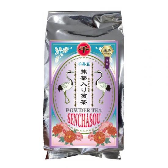 極み 元祖 抹茶入り煎茶パウダー 500g (お茶 煎茶 抹茶 番茶 日本茶 緑茶 玄米茶 ほうじ茶 焙じ茶)/ 茶カテキン 免疫力 健康茶 仏用 志 母の日 父の日 敬老の日 おすすめ)