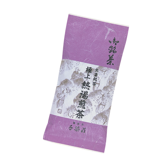 エントリでP10倍 お中元 千茶荘 極上熱湯煎茶 100g(お茶 煎茶 日本茶 緑茶)/ 自宅用 お土産 高級茶 免疫力 免疫力アップ 火の香り 焙煎 ブレンド 香りの良いお茶 人気 島根県)