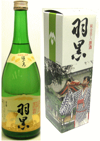 「竹の露　原酒 羽黒」720ml　本醸造上撰山形県庄内の日本酒金箔入りの原材料米は酒造好適米「美山錦」